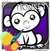 Magic Monkey Coloring Game for Kids