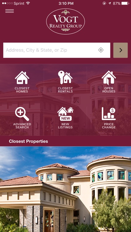 Vogt Realty Group Home Search