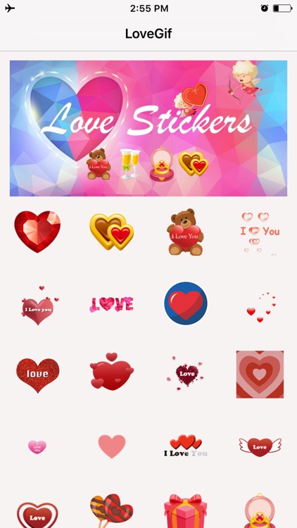 Pink Love Sticker for iMessage