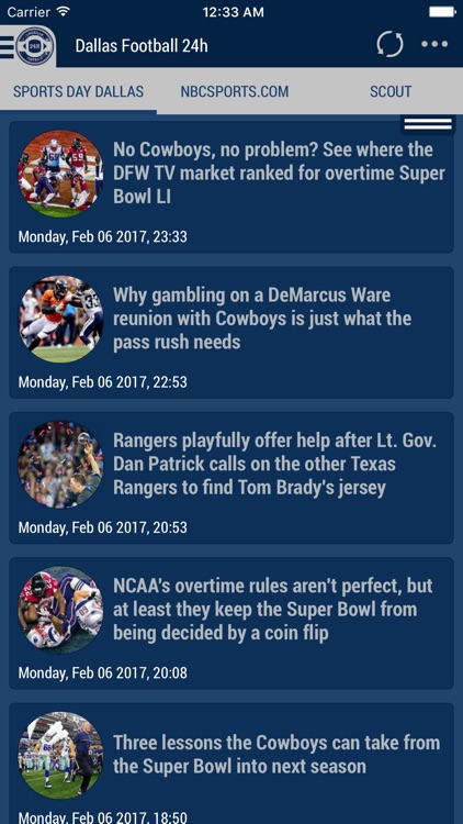 24h News for Dallas Cowboys