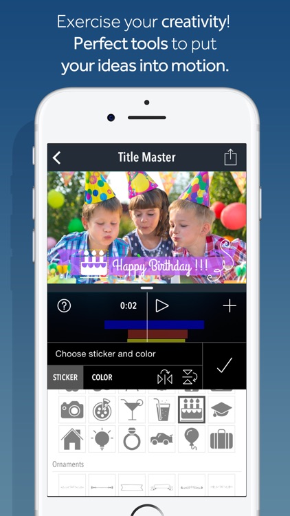 Title Master - Animated text and graphics on video