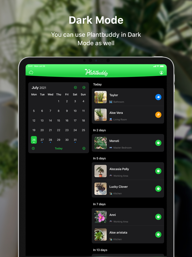 ‎Plantbuddy - Екранна снимка за грижа за растенията