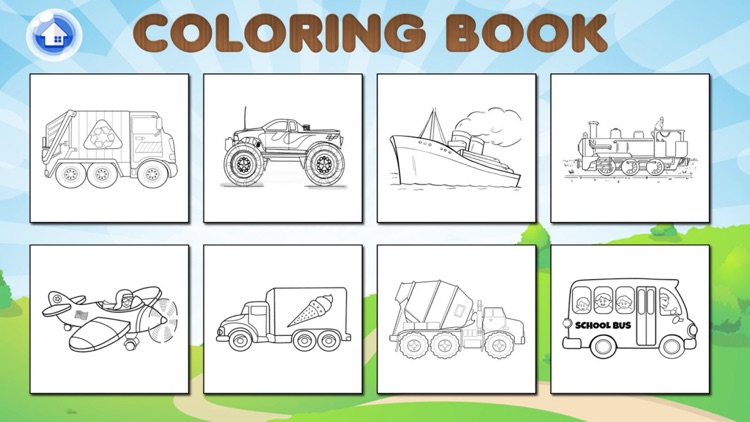 Kids Coloring Book and Drawing Pages for Fun