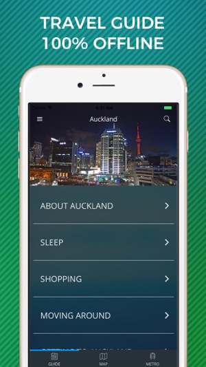 Auckland Travel Guide with Offline Stree