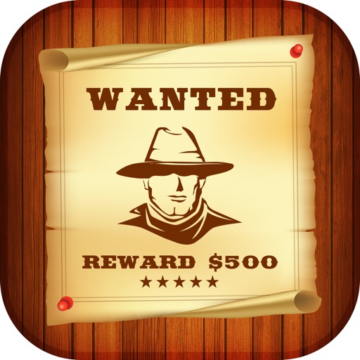 i WANTED- Wanted Poster Free Icon