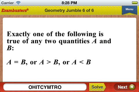 GMAT Prep Math Flashcards Exambusters screenshot 4