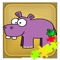 Animals Hungry Hippo Puzzles Game Best for Toddler