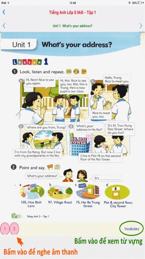 Tieng Anh 5 Moi - English 5 - Tap 1(圖1)-速報App