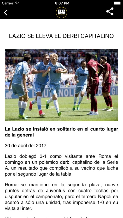 Reacción Deportes
