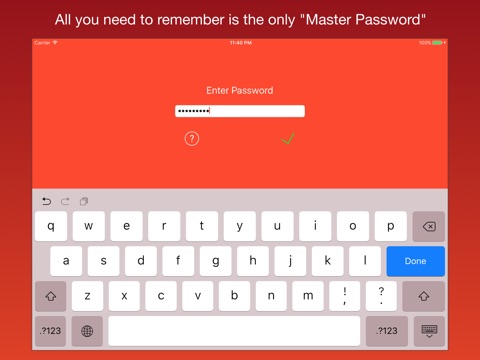 iPassworder for iPad screenshot 2