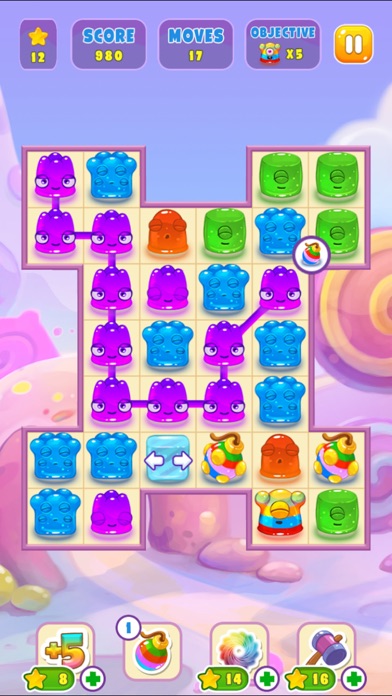 Jelly Link Crush Puzzle screenshot 2