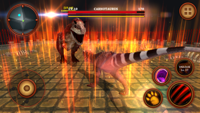 カルノータウルス シミュレータ ゲームフリー ： リアル 恐竜 サバイバル 3Dのおすすめ画像3