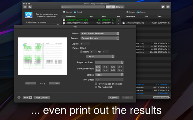 ‎DSync - File Synchronizer Screenshot