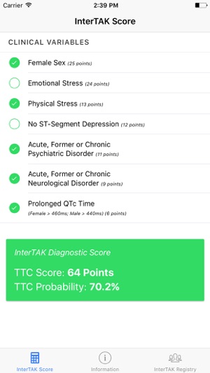 InterTAK Diagnostic Score Calculator(圖2)-速報App