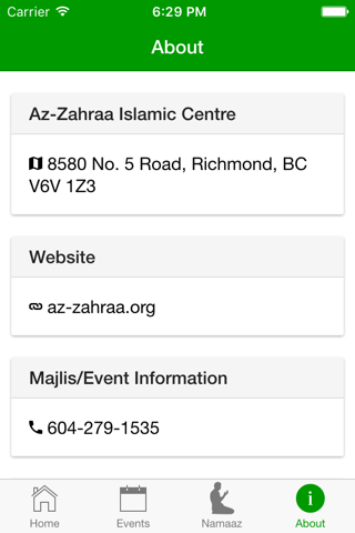Az-Zahraa Islamic Centre screenshot 3