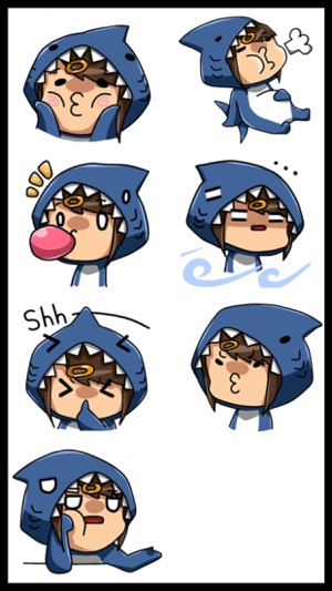 Shark Boy Stickers(圖5)-速報App