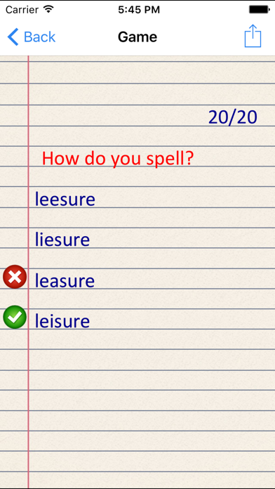 Wellwrite！ 英語のスペルチェック、単語クイズのおすすめ画像2