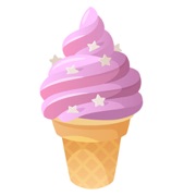 Yummy Ice Cream - Glittered