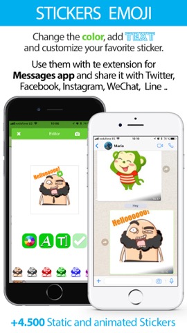 Stickers and Emoji for Facebook, WeChat and WhatsApp Pack IIのおすすめ画像3