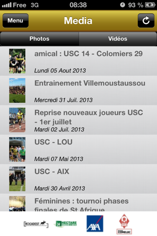 USC XV officielle screenshot 4