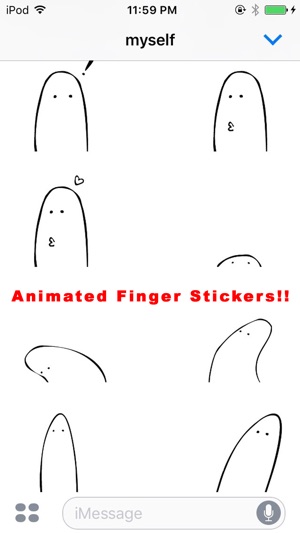 Finger Animated Stickers(圖1)-速報App