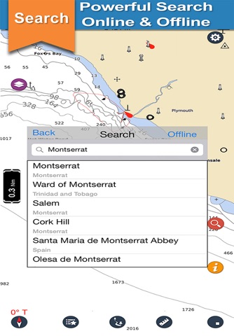 Marine Montserrat Nautical Map screenshot 3