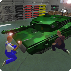 Activities of US Military Tank Mechanic Garage – Repair Workshop