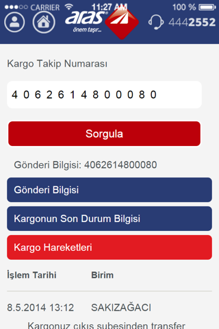 Aras Kargo screenshot 2