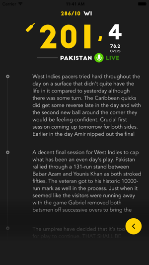 Cricket Live Scores for iPhone(圖2)-速報App