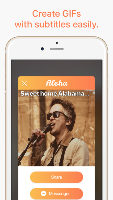 How to cancel & delete Aloha - GIFs with Dynamic Subtitles from iphone & ipad 2