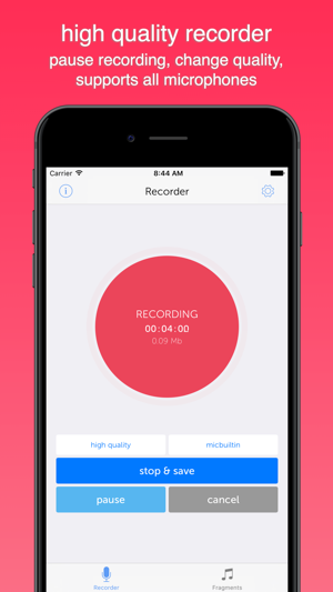 Instant Rec Lite: Audio Recorder & Voice Recording(圖1)-速報App