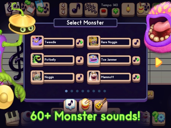 My Singing Monsters Composer Ipad images