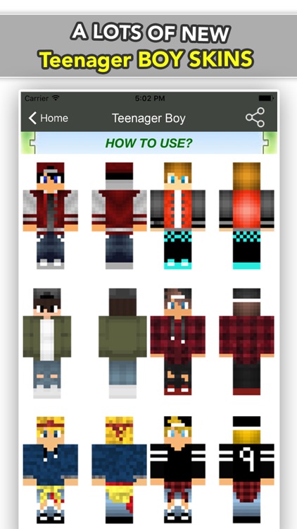 BEST Teenager Boy & Girl Skins For Minecraft PE