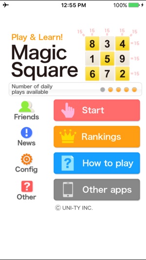 Magic square (Play & Learn! Series)