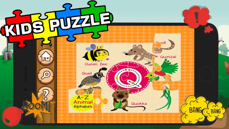 Kids ABC Jigsaw Puzzle Games:Toddler Learning Free