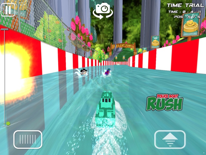Police Boat Rush  3D Police Boat Racing For kids