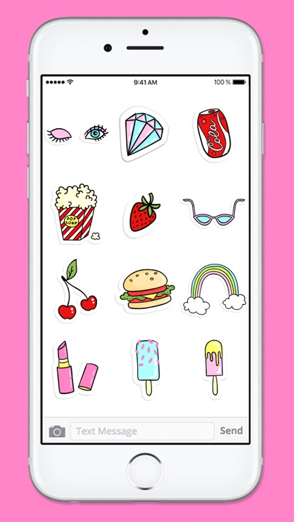 Cartoon Doodle Food and Fun Sticker Pack screenshot-3
