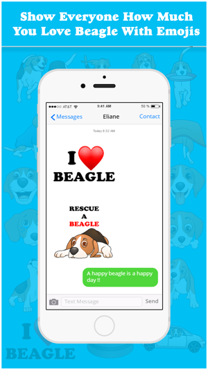 BeagleMoji - Cute Beagle Emojis & Stickers(圖2)-速報App