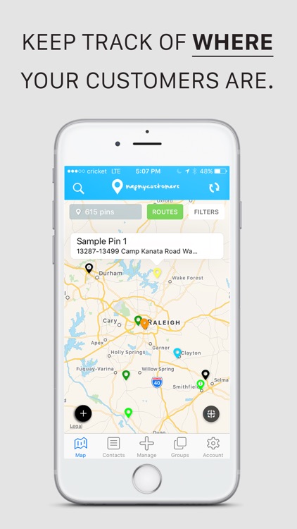 Map My Customers, Route Planner & Sales Automation
