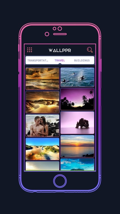 WALLPPR - High resolution HD wallpapers for iphone