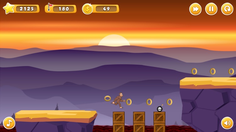 Running games monkey run jump game adventure free