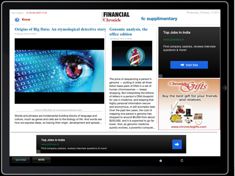 Financial Chronicle for iPad screenshot 4