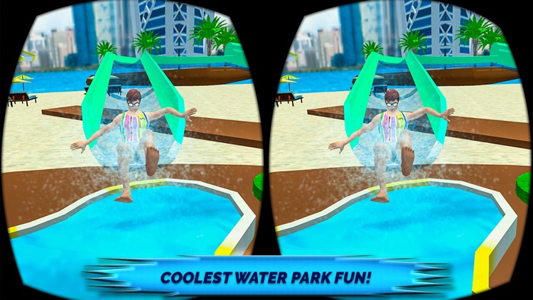 VR Beach Water Sliding - Water stunt & ride Pro screenshot-4