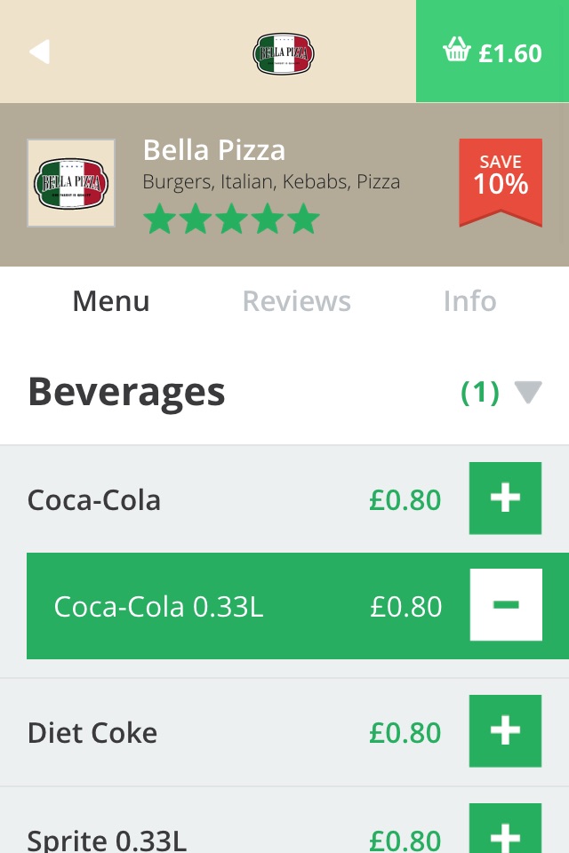Bella Pizza WF10 screenshot 4