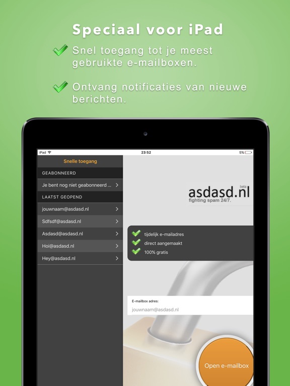Asdasd.nl - gratis tijdelijk e-mailadresのおすすめ画像4