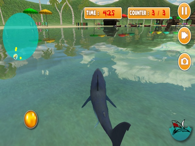 3D Hungry kẻ giết Cá mập tấn công mô phỏng