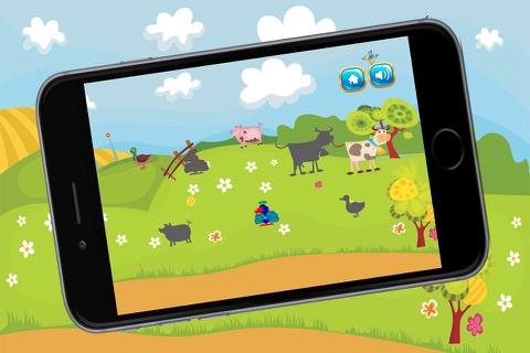 Farm Animals Puzzle Coloring screenshot 2