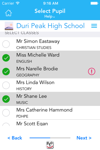 PTO - Parent Teacher Online - náhled