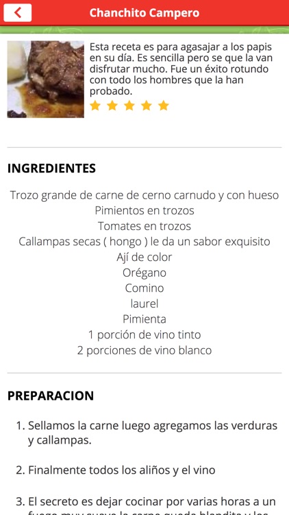 Cocina Chilena