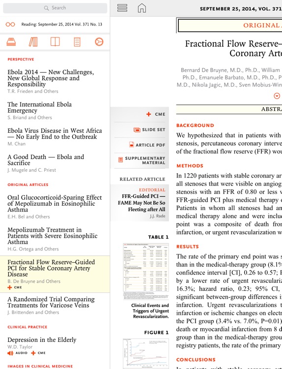 NEJM iPad Edition screenshot-3